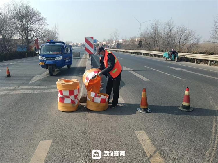 庆云公路分中心开展交通安全设施排查整治行动_大众网